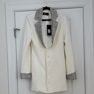 Fashion Nova Emma Embellished Blazer Dress